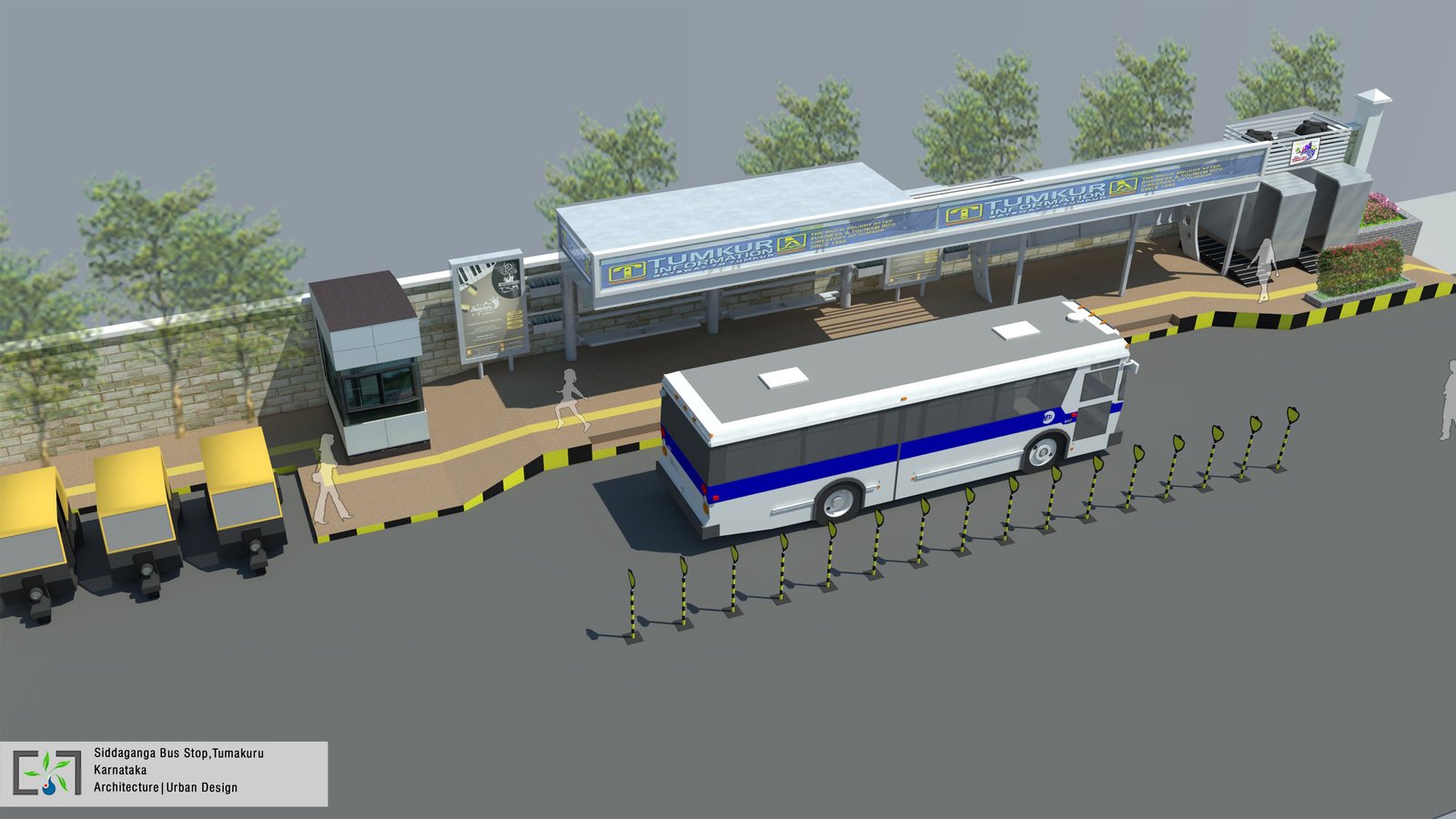 Siddaganga Bus Stop, Tumkur